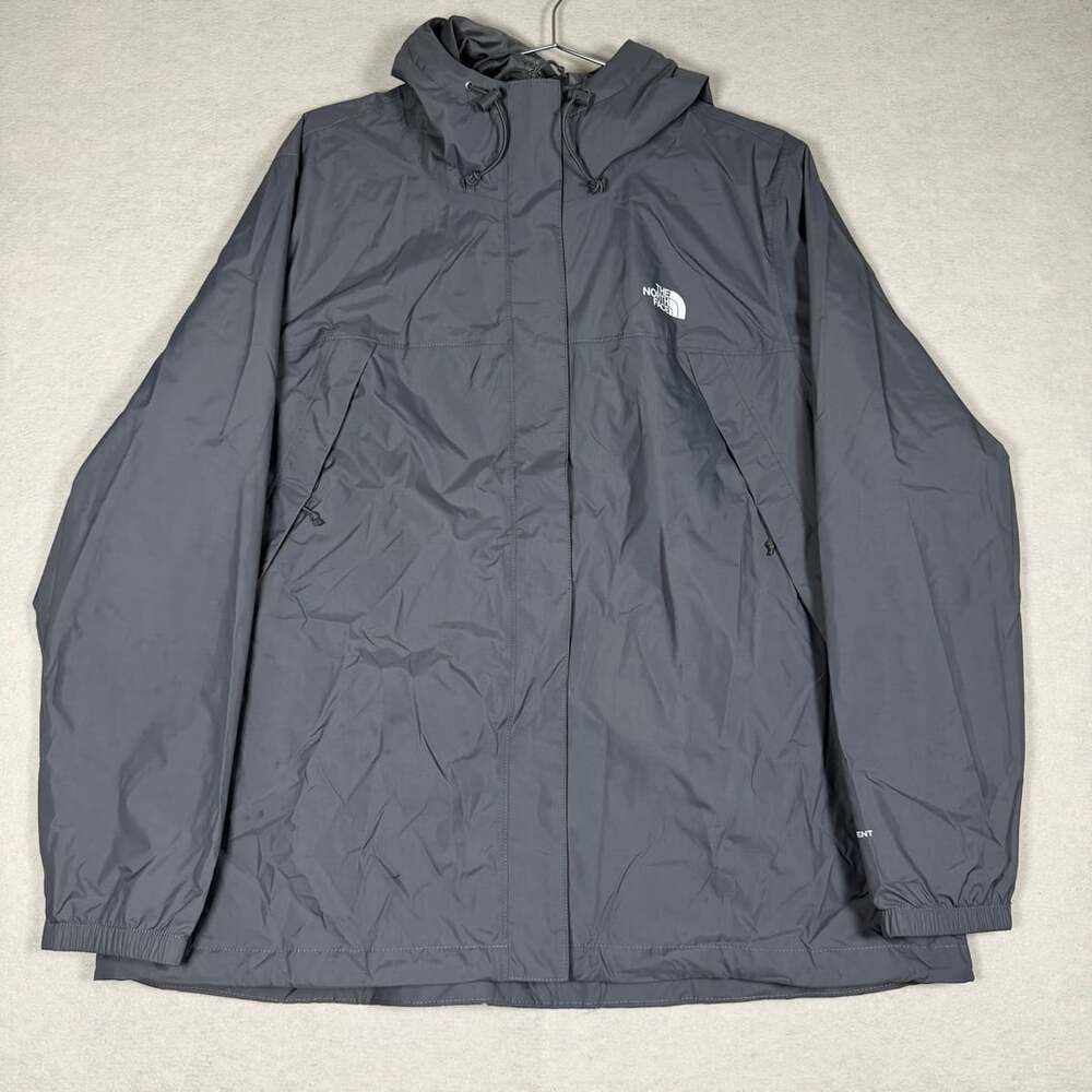 The North Face Jacket Womens XXL DryVent Rain Gray Hooded Antora Waterproof
